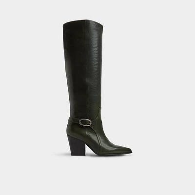 Saddle Dark Green Women's Tall Boots | ALDO Canada