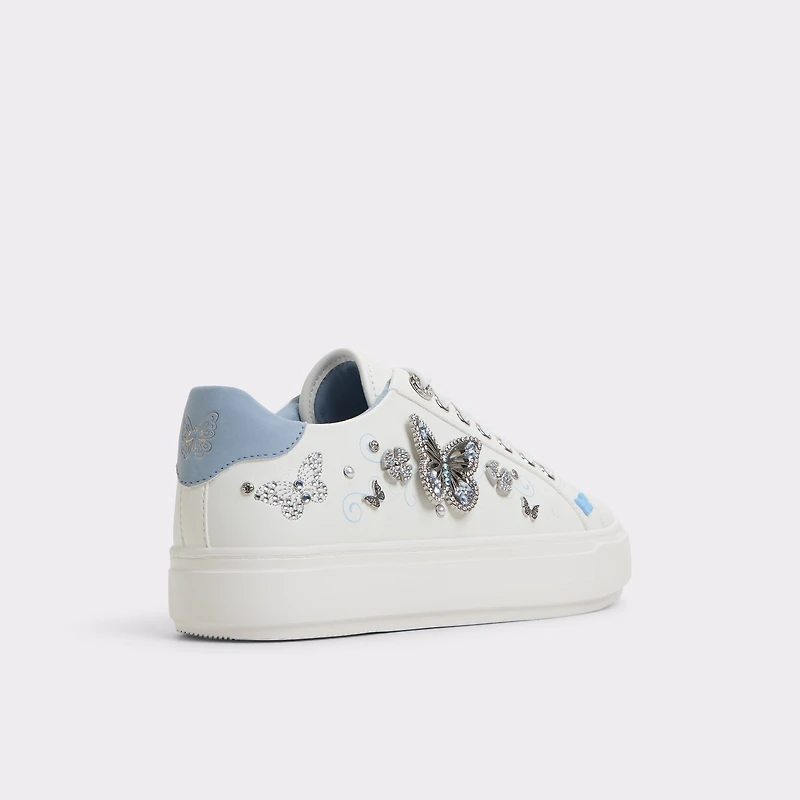 Saxony White/Multi Women's Platform and wedge sneakers | ALDO US