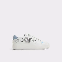Saxony White/Multi Women's Platform and wedge sneakers | ALDO US