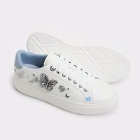 Saxony White/Multi Women's Platform and wedge sneakers | ALDO US