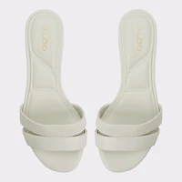 Scarletta White/Bone Women's Mule slides | ALDO US