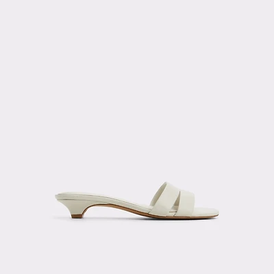 Scarletta White/Bone Women's Mule slides | ALDO US