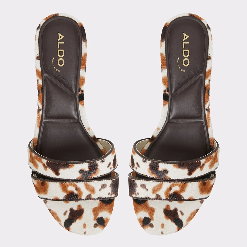 Scarletta White/Black Women's Heeled mules | ALDO Canada