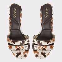 Scarletta White/Black Women's Heeled mules | ALDO Canada