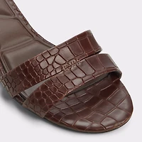 Scarletta Dark Brown Women's Heeled mules | ALDO Canada