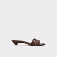 Scarletta Dark Brown Women's Heeled mules | ALDO Canada