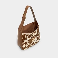 Soffiettaluxe Light Brown Leather Mixed Material Women's Shoulder Bags | ALDO Canada