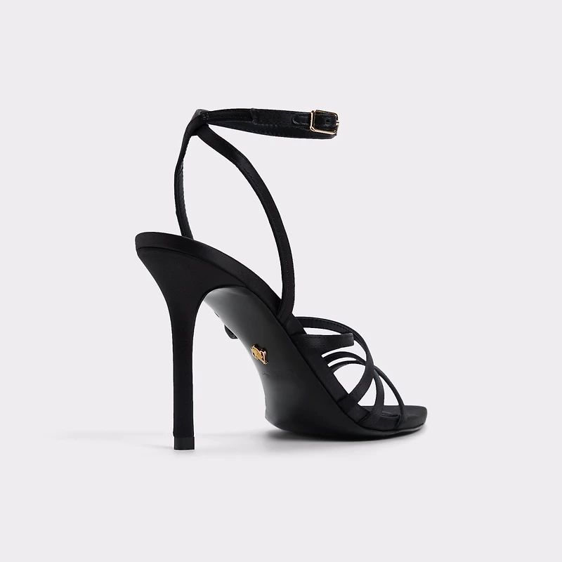 Solania Black Women's Strappy sandals | ALDO Canada