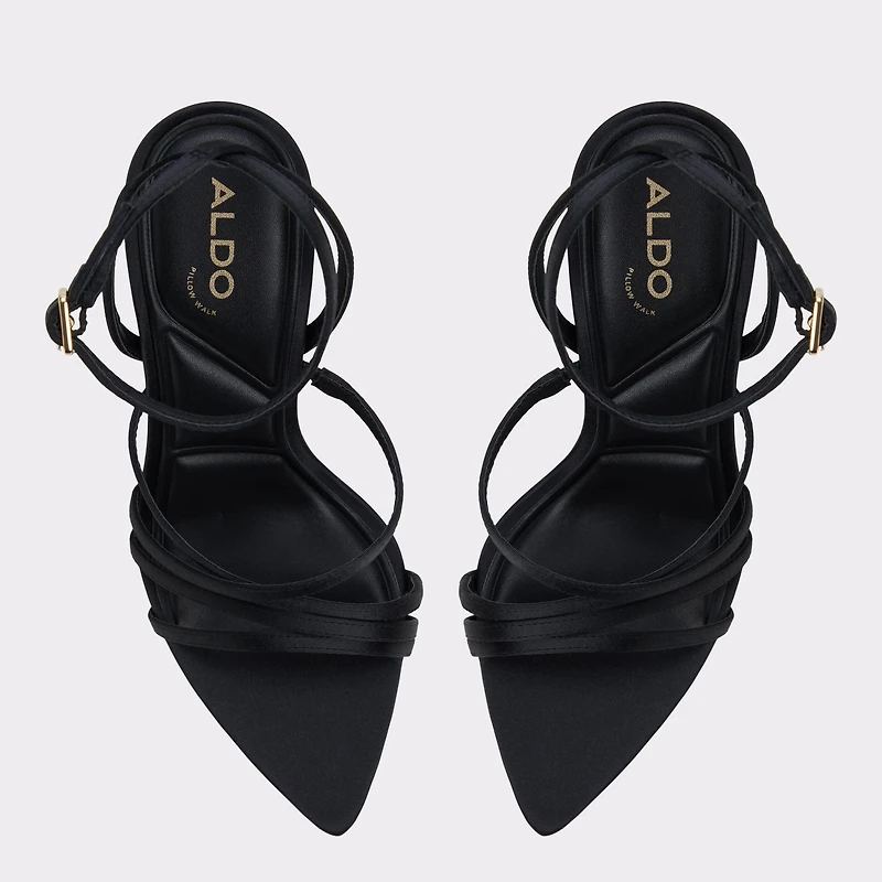 Solania Black Women's Strappy sandals | ALDO Canada