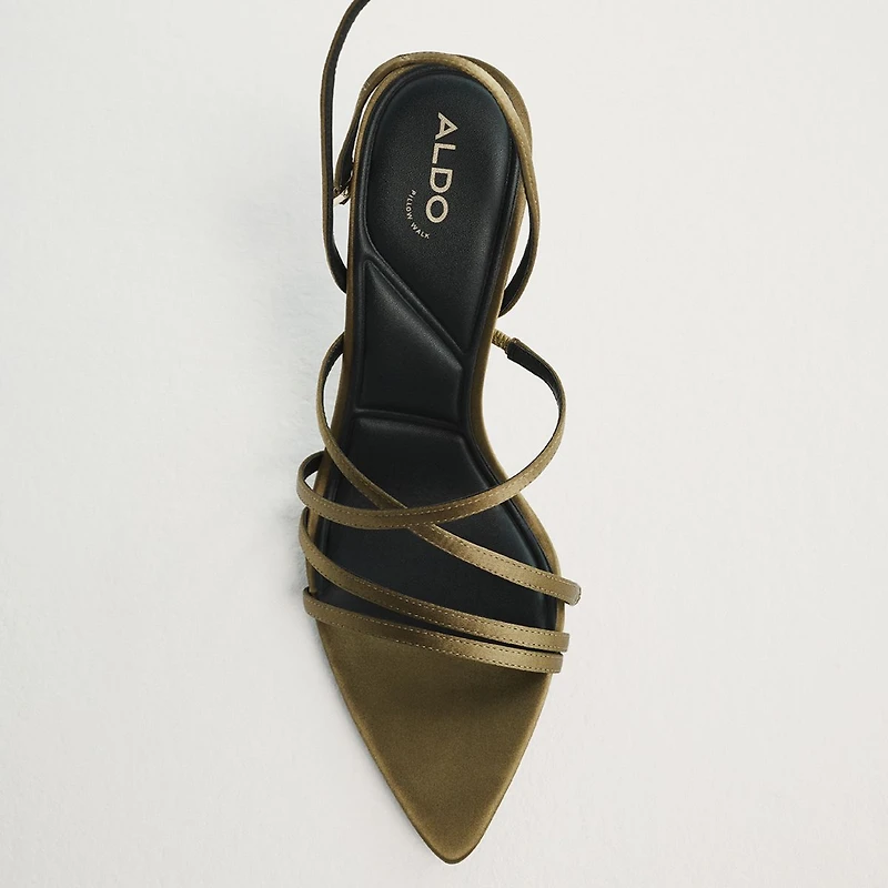 Solania Other Green Women's Strappy Heels | ALDO Canada