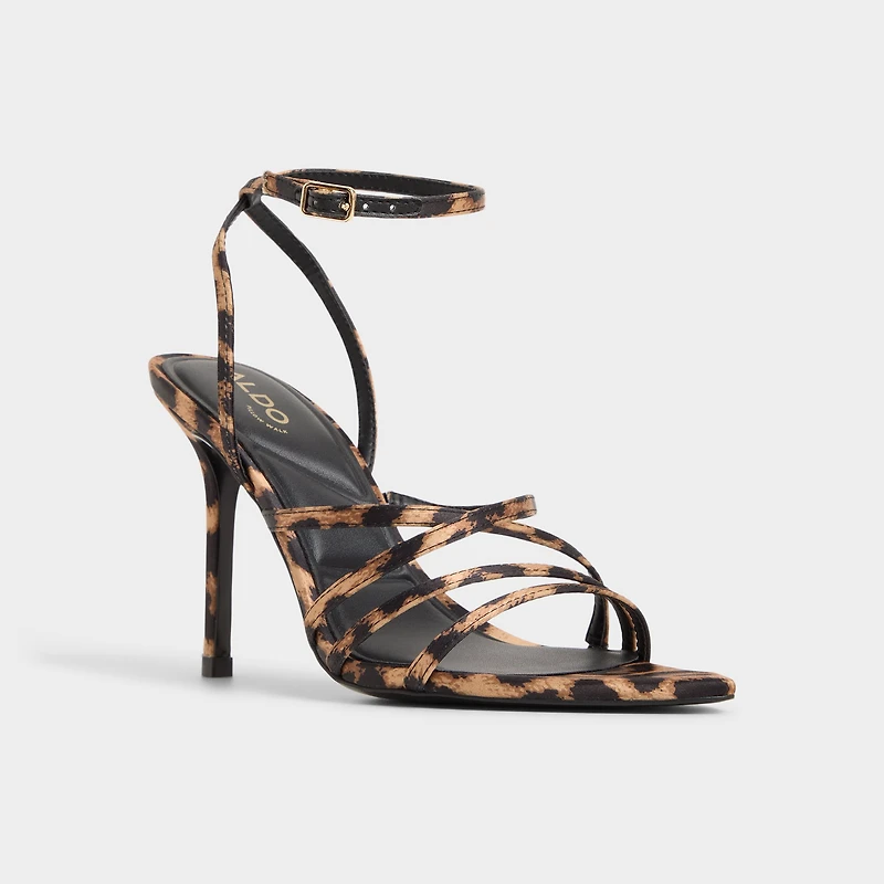 Solania Marron Multi Femmes Talons à lanières | ALDO Canada