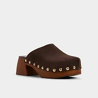 Tayloria Dark Brown Women's Mule slides | ALDO Canada