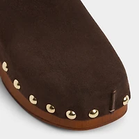 Tayloria Dark Brown Women's Mule slides | ALDO Canada
