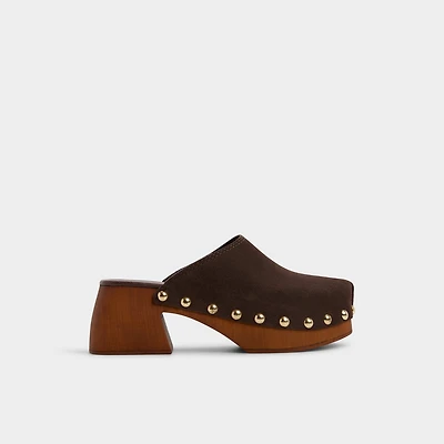 Tayloria Dark Brown Women's Mule slides | ALDO Canada