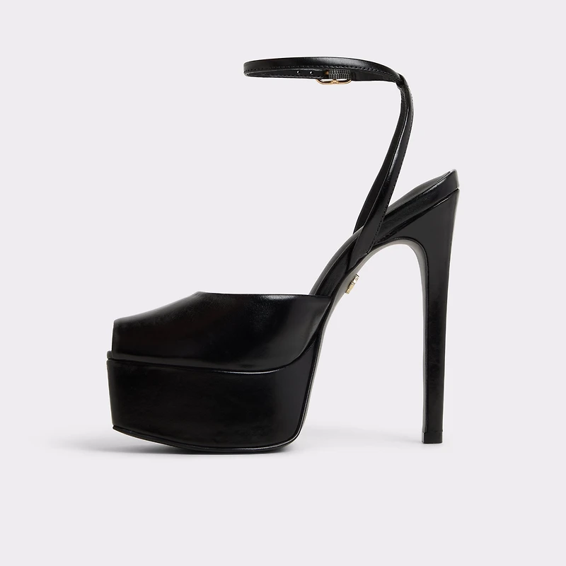 Thalina Black Women's Platform sandals | ALDO US