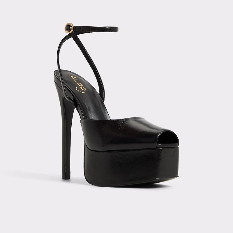 Thalina Black Women's Platform sandals | ALDO US