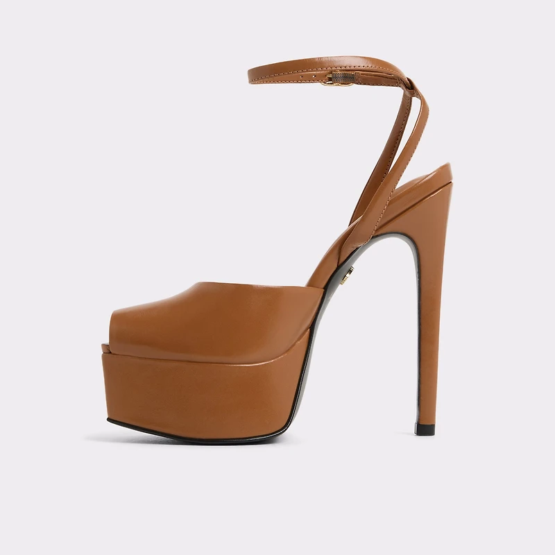 Thalina Medium Brown Women's Platform sandals | ALDO US