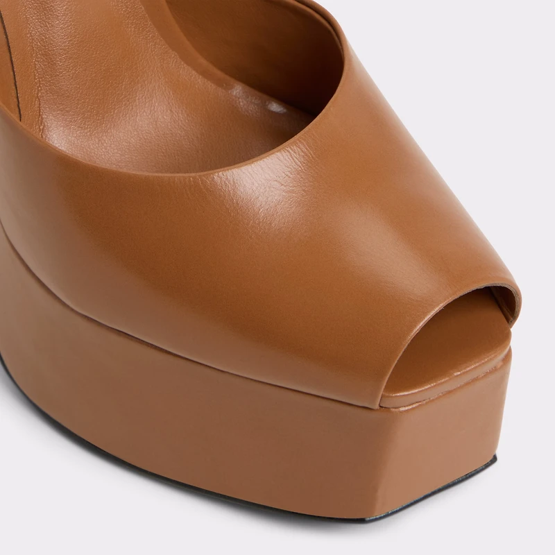 Thalina Medium Brown Women's Platform sandals | ALDO US