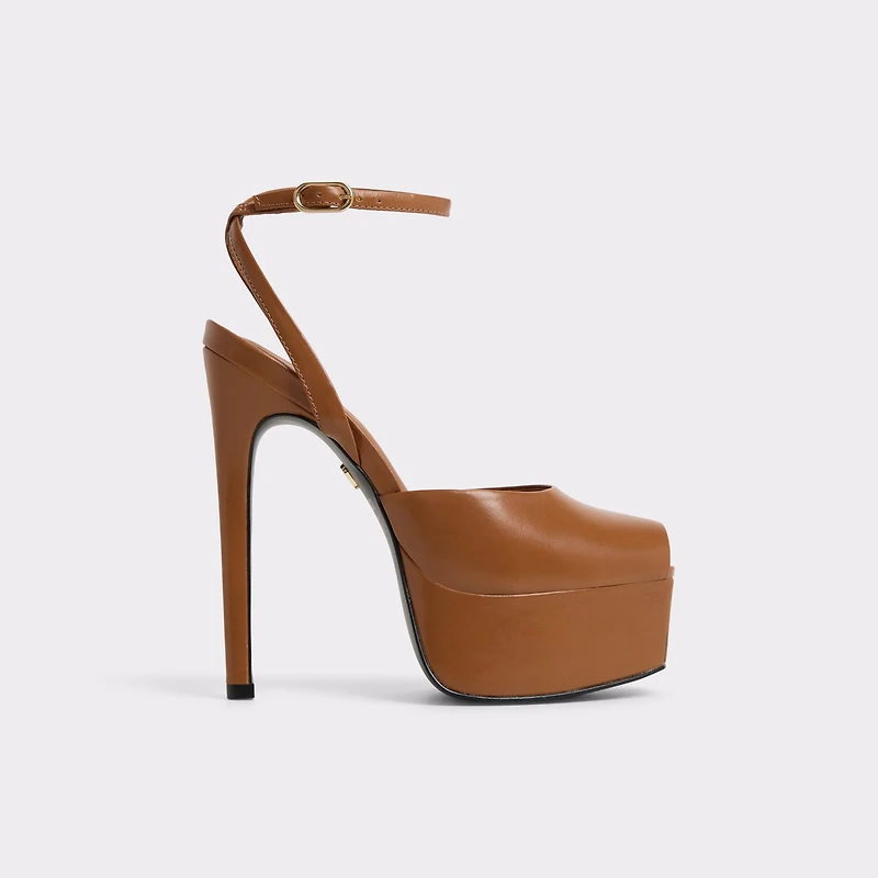 Thalina Medium Brown Women's Platform sandals | ALDO US