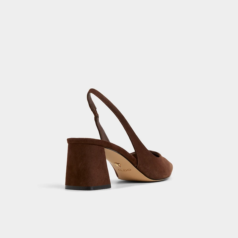 Uliana Dark Brown Women's Block heels | ALDO Canada