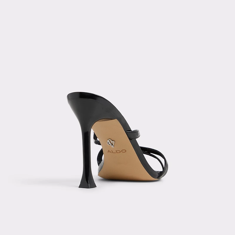 Velaia Black Women's Heeled mules | ALDO US