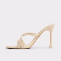 Velaia Light Beige Women's Heeled mules | ALDO US