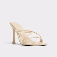 Velaia Light Beige Women's Heeled mules | ALDO US