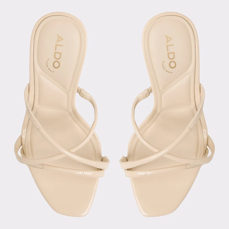 Velaia Light Beige Women's Heeled mules | ALDO US