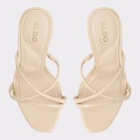 Velaia Light Beige Women's Heeled mules | ALDO US