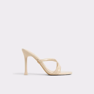 Velaia Light Beige Women's Heeled mules | ALDO US