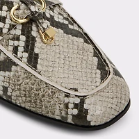 Ybilide White/Black Women's Loafers & Oxfords | ALDO Canada