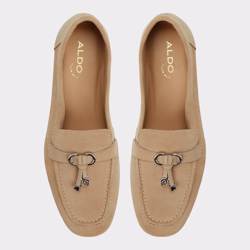 Ybilide Medium Beige Women's Loafers & Oxfords | ALDO Canada
