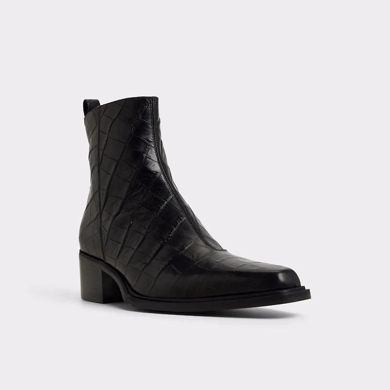 Zappa Other Black Leather Croco Men's Casual boots | ALDO US