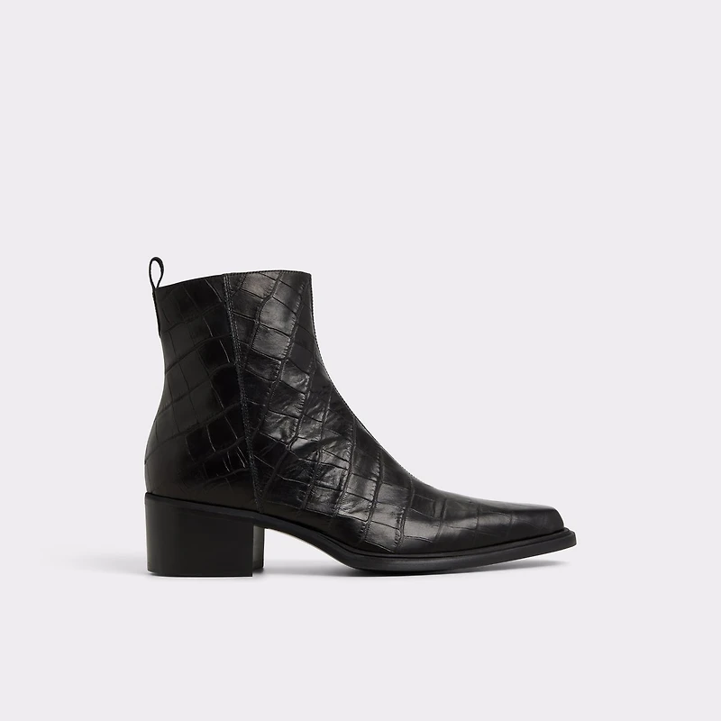 Zappa Other Black Leather Croco Men's Casual boots | ALDO US