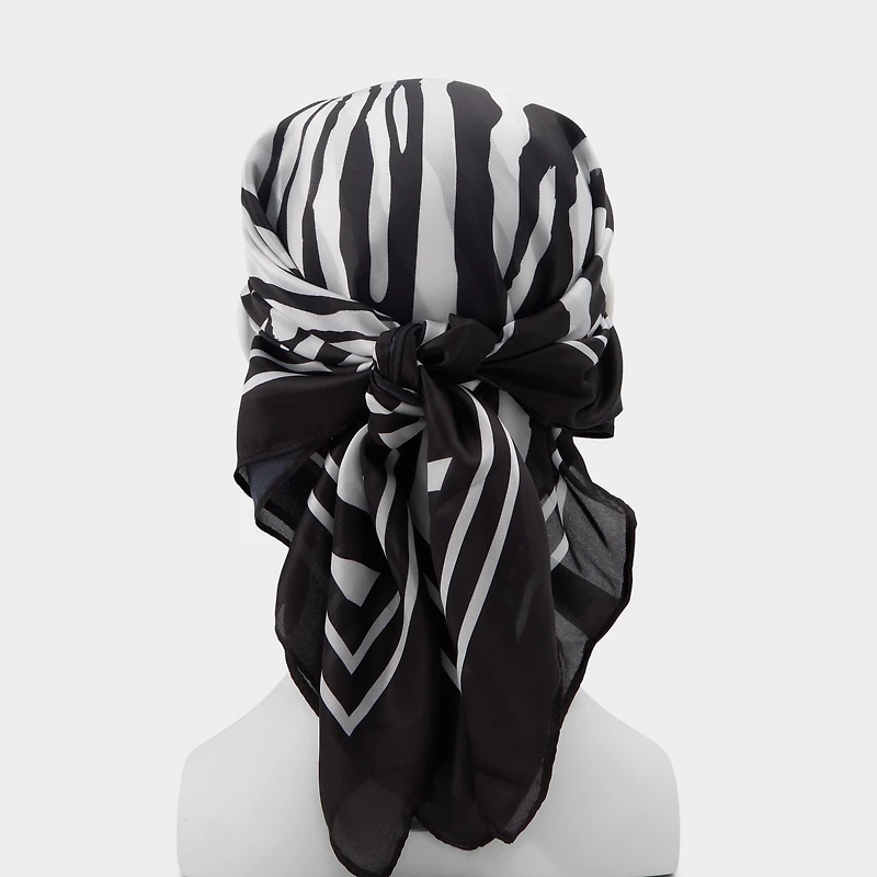 Zebria Noir/Blanc Femmes Foulards | ALDO Canada