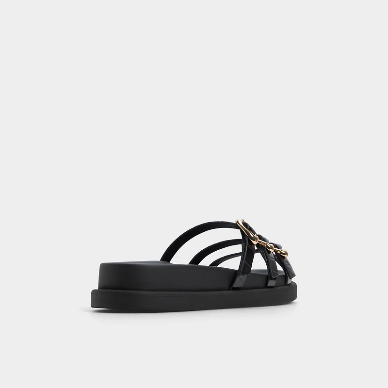 Zephyra Noir Femmes Sandales a assise plantaire | ALDO Canada