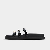 Zephyra Noir Femmes Sandales a assise plantaire | ALDO Canada