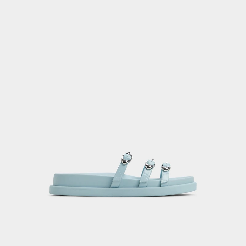 Zephyra Bleu Pastel Femmes Sandales a assise plantaire | ALDO Canada
