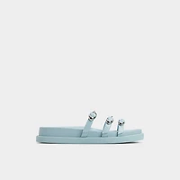 Zephyra Bleu Pastel Femmes Sandales a assise plantaire | ALDO Canada