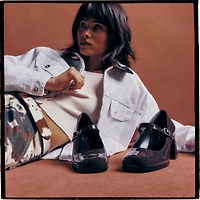 Addele Dark Brown Women's Block Heels