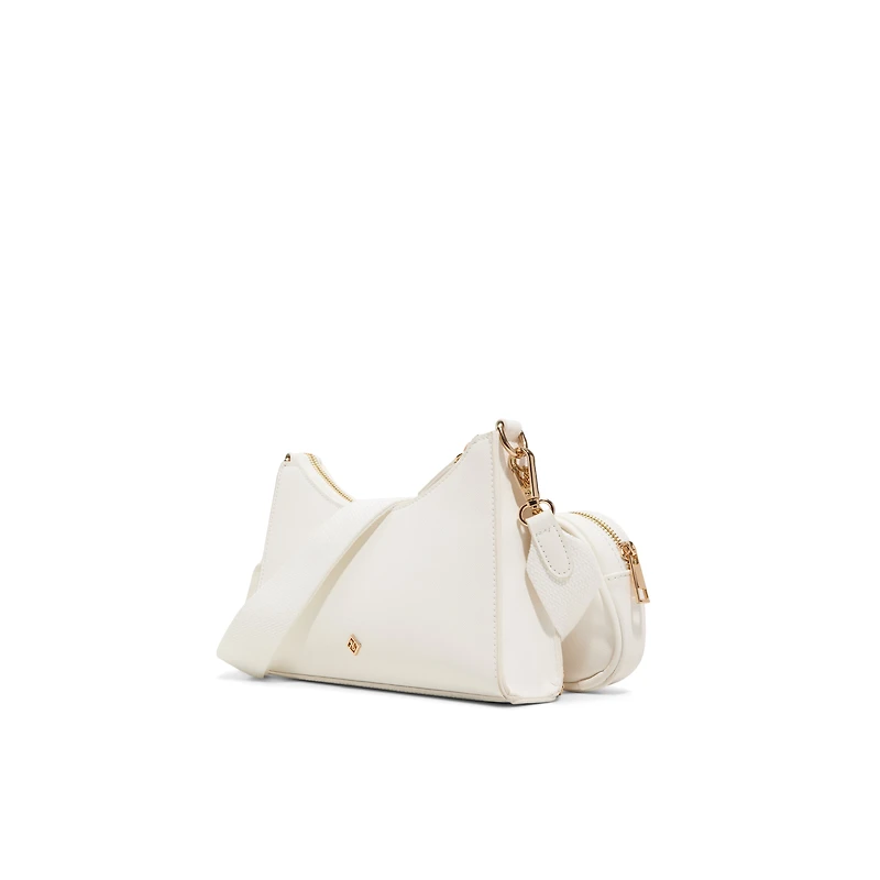 Adreddia White Synthetic Textured Women's White Styles