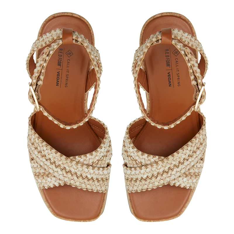 Alanii Naturel Femmes Chaussures et sandales a lanieres | Boutique Spring Canada