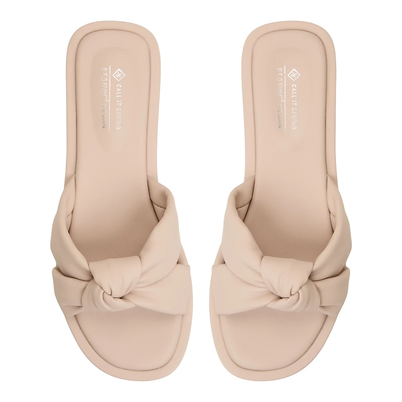 Apricot Autre Beige Femmes Talons plats | Boutique Spring Canada