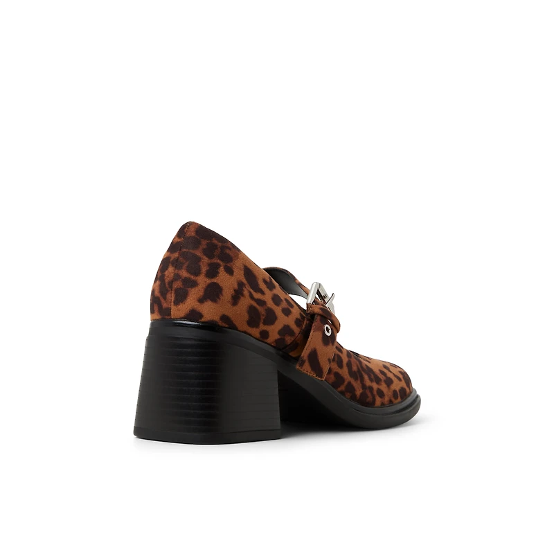 Avrie Brown Multi Women's Block Heels