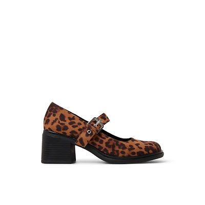 Avrie Brown Multi Women's Block Heels