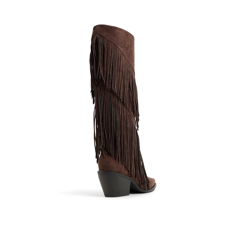 Billyrae Marron Foncé Femmes Bottes hautes | Boutique Spring Canada