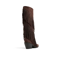 Billyrae Marron Foncé Femmes Bottes hautes | Boutique Spring Canada