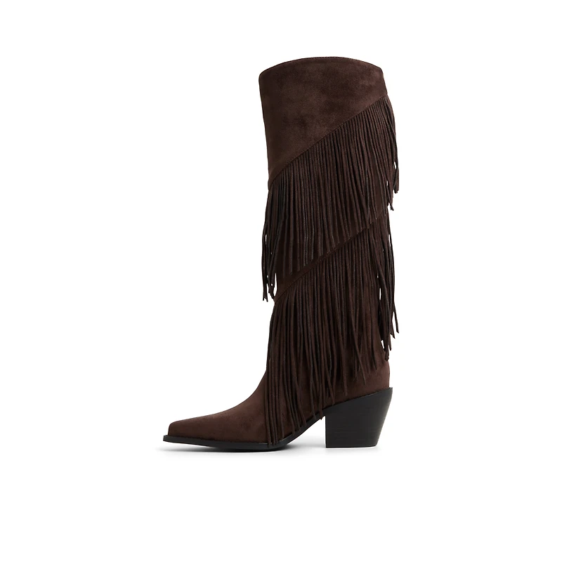 Billyrae Marron Foncé Femmes Bottes hautes | Boutique Spring Canada