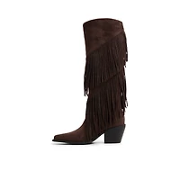 Billyrae Marron Foncé Femmes Bottes hautes | Boutique Spring Canada