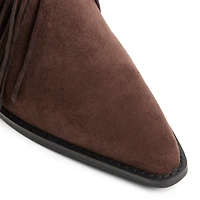 Billyrae Marron Foncé Femmes Bottes hautes | Boutique Spring Canada